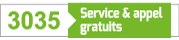 30 35 (Service et appel gratuits)