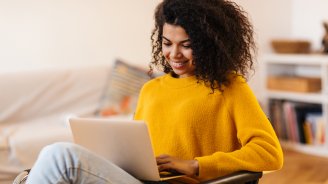 femme ordinateur espace sante